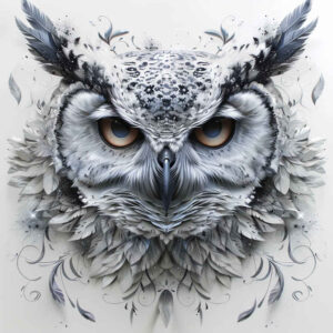 owls tattoo design ideas vivid hallucination daytime for calf