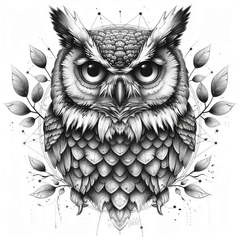 owls tattoo design ideas enigmatic aura daytime for shoulder