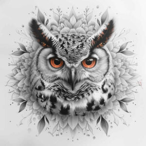 owls tattoo design ideas enhanced shading daytime meaning determination