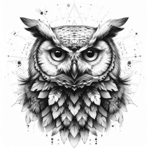 owls tattoo design ideas Realism seamless blend detailed feathers for inner arm