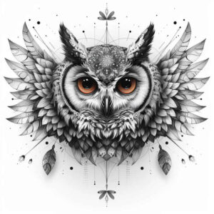 owls tattoo design ideas expressive color details for arm