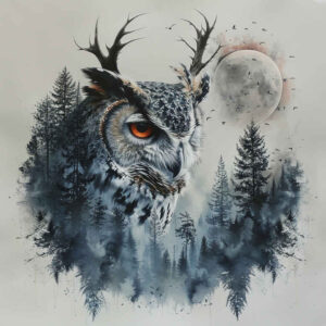 owls tattoo design ideas bold highlights dynamic for foot