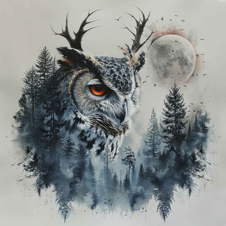 owls tattoo design ideas bold highlights dynamic for foot