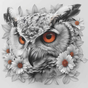 owls tattoo design ideas vivid detail feathers embodying perseverance