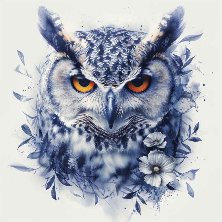 owls tattoo design ideas bokeh flight for side