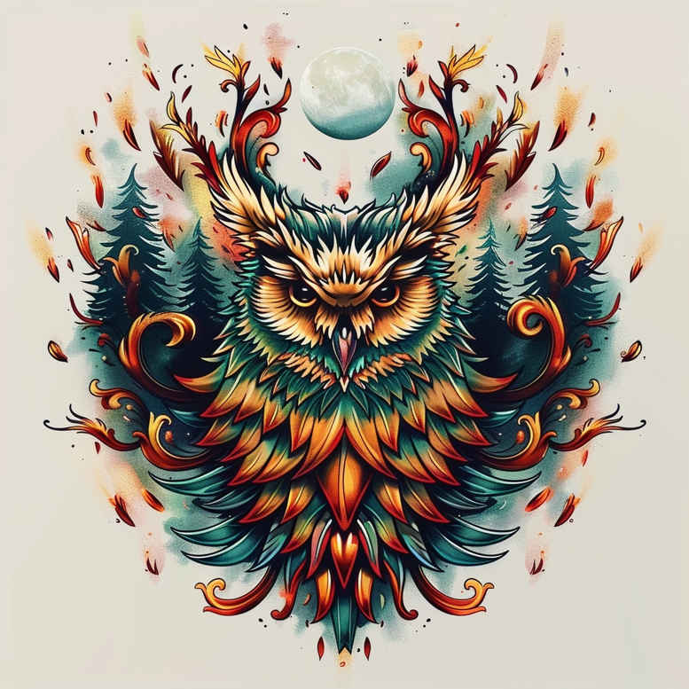 owls tattoo design ideas esoteric symbolism flight meaning perseverance