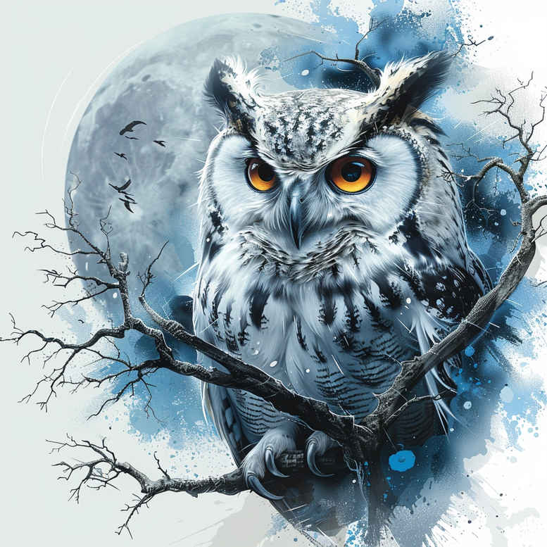 owls tattoo design ideas Realism hyper-realistic flight stands for resilience