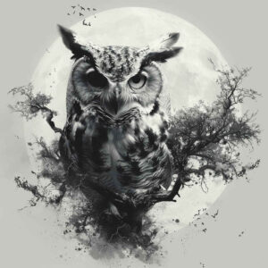 owls tattoo design ideas macro intelligence represents resilience