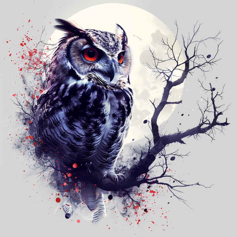 owls tattoo design ideas soft-focus mystery embodying endurance