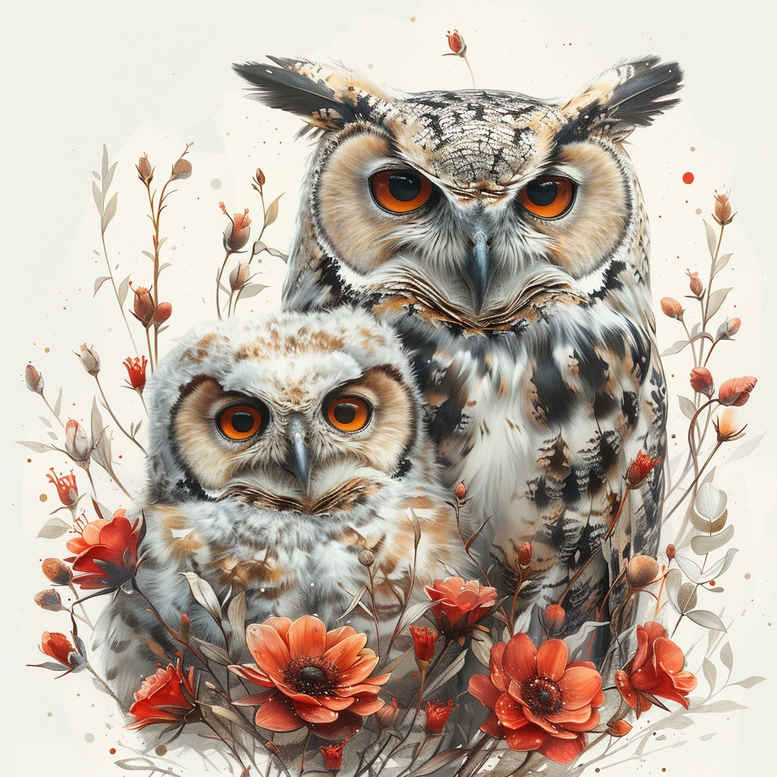 owls tattoo design ideas crisp lines mystery for scapula