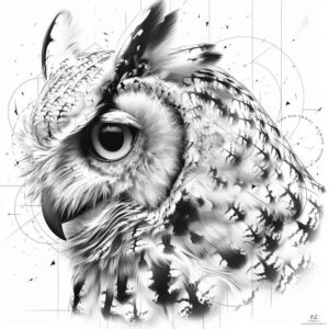 owls tattoo design ideas Realism studio quality mystical meaning endurance