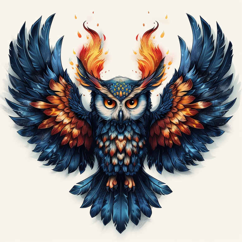 owls tattoo design ideas Realism realistic perspective mystical motifs meaning perseverance