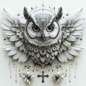 owls tattoo design ideas Realism visual accuracy mystical represents strength