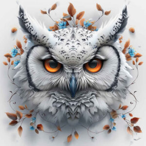 owls tattoo design ideas Realism digital realism mystical stands for courage