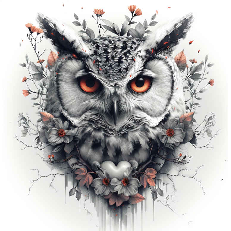 owls tattoo design ideas unreal light night flight for stomach