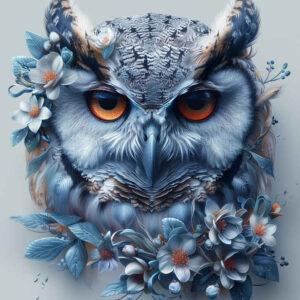 owls tattoo design ideas Surrealism ghostly shapes night meaning endurance