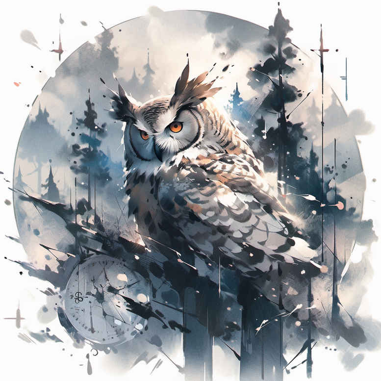 owls tattoo design ideas Realism skin realism night symbol of courage