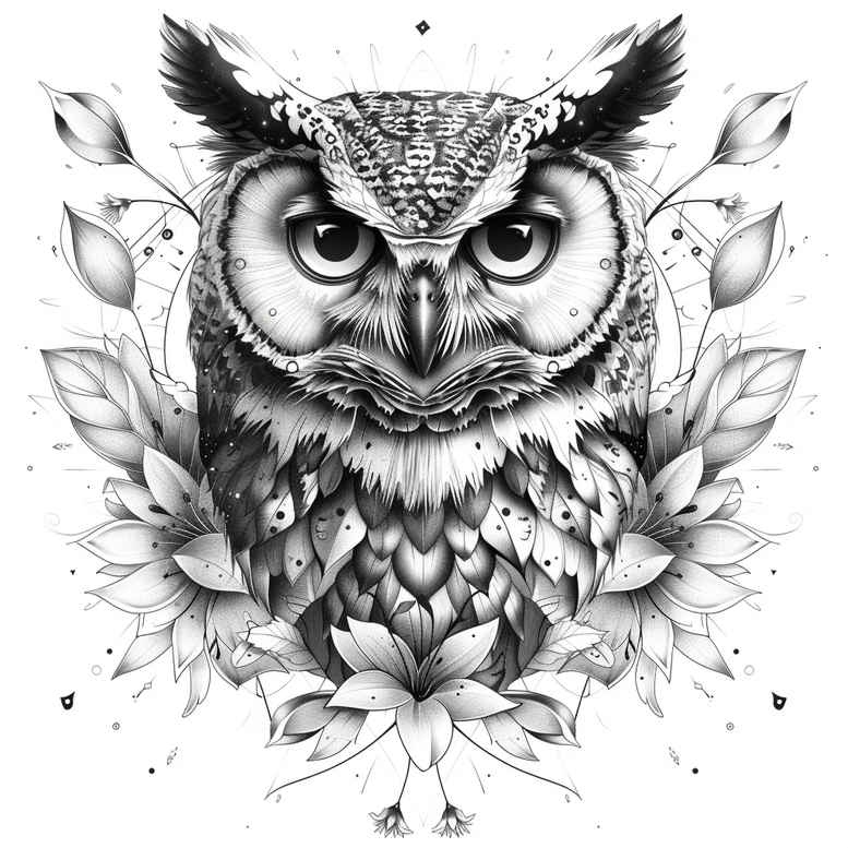 owls tattoo design ideas dreamlike owl embodying courage