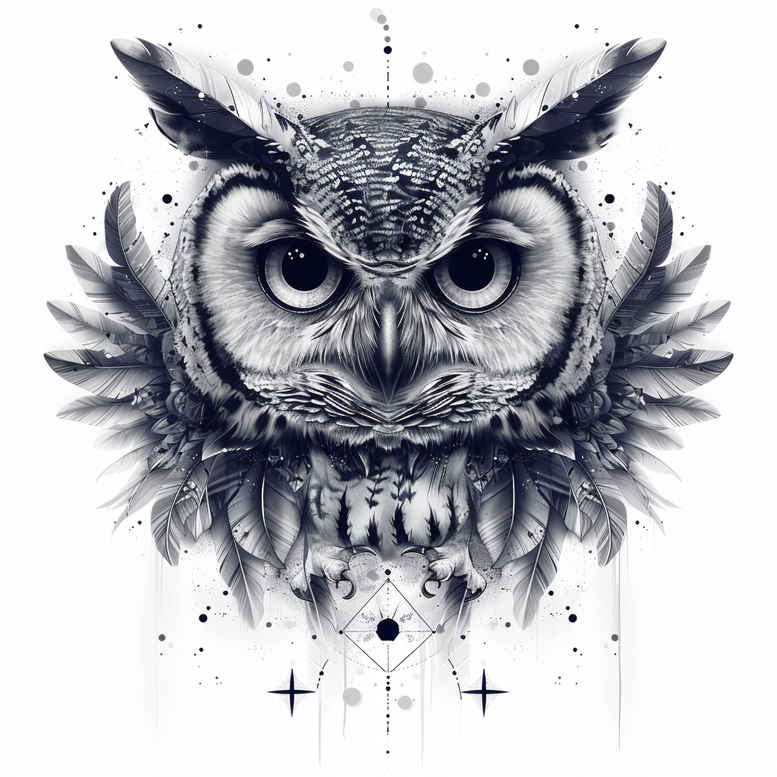 owls tattoo design ideas bold texture quiet meaning endurance