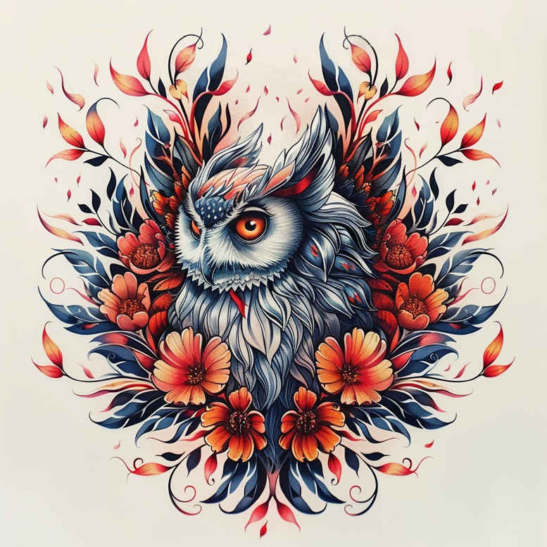 owls tattoo design ideas macro shadows for ankle