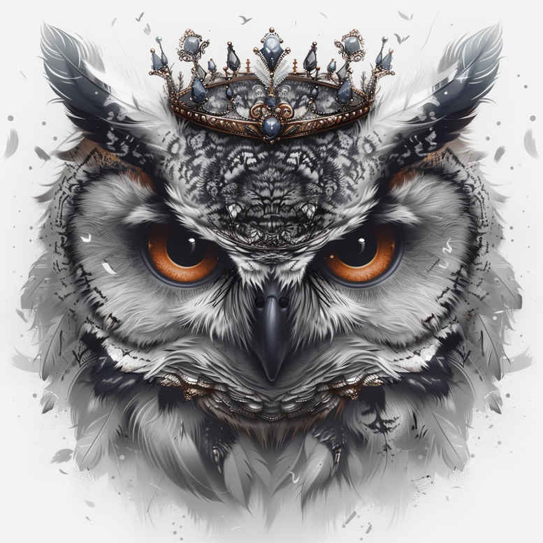 owls tattoo design ideas Surrealism psychedelic shadows for shin