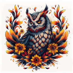 owls tattoo design ideas Realism portrait realism wisdom for hip