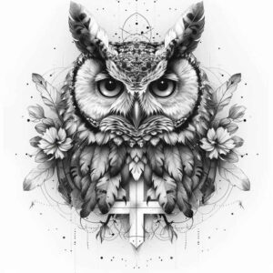 owl-symbol-tattoo-realism-precise-anatomy-for-full-back – tattoo design ideas free ai generated – Gallery: owls-inkby-ai