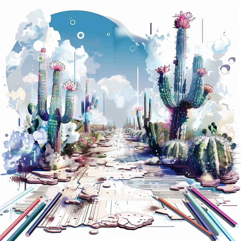 artistic-path – tattoo design ideas free ai generated – neotraditional-sharp-contrast – for-outer-arm – Gallery: path-road-inkby-ai