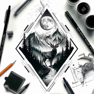 shadow-and-light-path-tattoo-realism-perfect-proportions-for-ankle – tattoo design ideas free ai generated – Gallery: path-road-inkby-ai