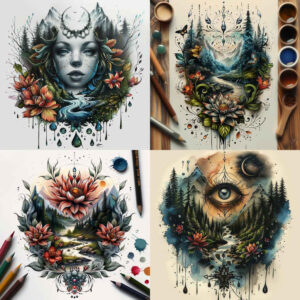 mystical-path-tattoo-realism-depth-realism-for-lower-arm – tattoo design ideas free ai generated – Gallery: path-road-inkby-ai