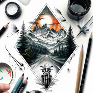 freedom-symbol-tattoo-neotraditional-clean-fill-for-thigh – tattoo design ideas free ai generated – Gallery: path-road-inkby-ai