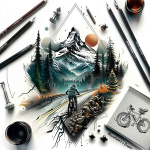 path-transformation-symbol – tattoo design ideas free ai generated – surrealism-symbolic-motifs – for-fingers – Gallery: path-road-inkby-ai