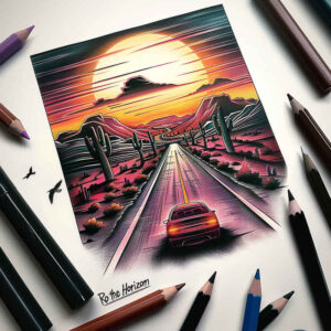 path-with-lines – tattoo design ideas free ai generated – neotraditional-dynamic-color – for-biceps – Gallery: path-road-inkby-ai