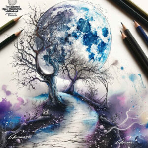 road-in-forest – tattoo design ideas free ai generated – neotraditional-color-saturation – for-upper-arm – Gallery: path-road-inkby-ai