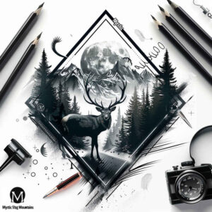 path-road tattoo design ideas Realism depth of field path for outer arm