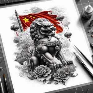 eagle-tattoo – tattoo design ideas free ai generated – surrealism-metaphysical – for-arm – Gallery: patriotic-inkby-ai