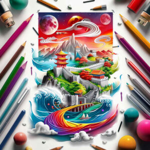 flag-tattoo – tattoo design ideas free ai generated – surrealism-morphic-transformation – for-upper-arm – Gallery: patriotic-inkby-ai
