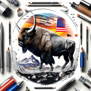 freedom-symbol-tattoo – tattoo design ideas free ai generated – surrealism-psychedelic – for-hip – Gallery: patriotic-inkby-ai