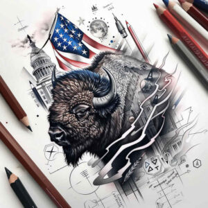 independence-symbol-tattoo – tattoo design ideas free ai generated – surrealism-visual-paradox – for-forearm – Gallery: patriotic-inkby-ai