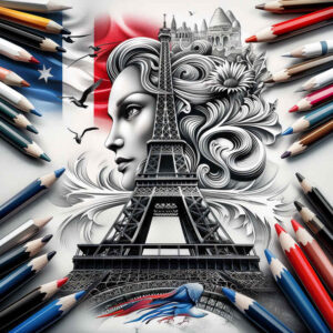 national-colors-tattoo – tattoo design ideas free ai generated – neotraditional-color-blending – for-temple – Gallery: patriotic-inkby-ai