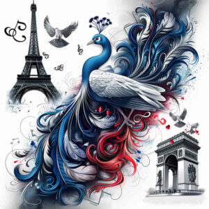 national-colors-tattoo – tattoo design ideas free ai generated – realism-refined-contrast – for-foot – Gallery: patriotic-inkby-ai