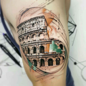 national-colors-tattoo – tattoo design ideas free ai generated – realism-smooth-complexion – for-shoulder – Gallery: patriotic-inkby-ai
