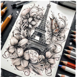national-symbol-tattoo – tattoo design ideas free ai generated – realism-contrast-play – for-upper-arm – Gallery: patriotic-inkby-ai