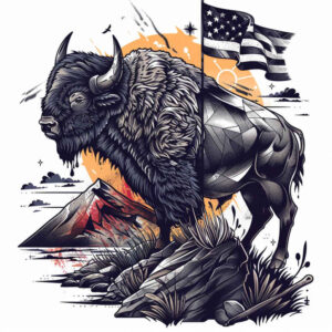 patriotic-banner-tattoo – tattoo design ideas free ai generated – surrealism-unconscious-imagery – for-nape – Gallery: patriotic-inkby-ai