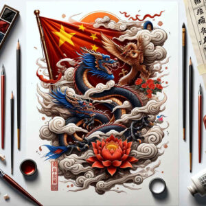 patriotic-bravery-tattoo – tattoo design ideas free ai generated – realism-delicate-highlight – for-thigh – Gallery: patriotic-inkby-ai