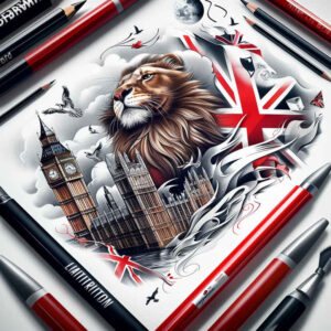 patriotic-bravery-tattoo – tattoo design ideas free ai generated – surrealism-spectral-hues – for-biceps – Gallery: patriotic-inkby-ai
