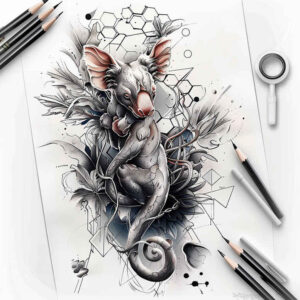patriotic-courage-tattoo – tattoo design ideas free ai generated – neotraditional-contrasting-colors – for-scapula – Gallery: patriotic-inkby-ai