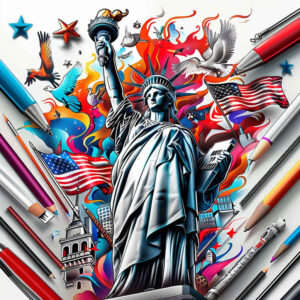 patriotic-culture-tattoo – tattoo design ideas free ai generated – realism-soft-contrast – for-shoulder – Gallery: patriotic-inkby-ai