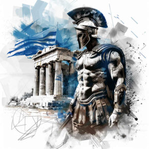 patriotic-fight-symbol-tattoo – tattoo design ideas free ai generated – neotraditional-rich-shading – for-ankle – Gallery: patriotic-inkby-ai