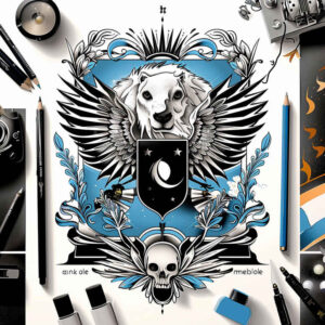 patriotic-heart-tattoo – tattoo design ideas free ai generated – realism-photo-ink – for-lower-back – Gallery: patriotic-inkby-ai